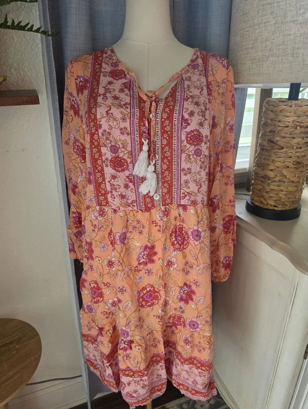 Peach Dress